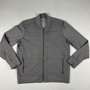 Public Rec Jacket Mens XL Gray Full Zip Stretch Performance Casual Athletic‎